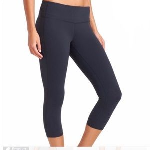 Athleta Navy Crop Leggings Size Small